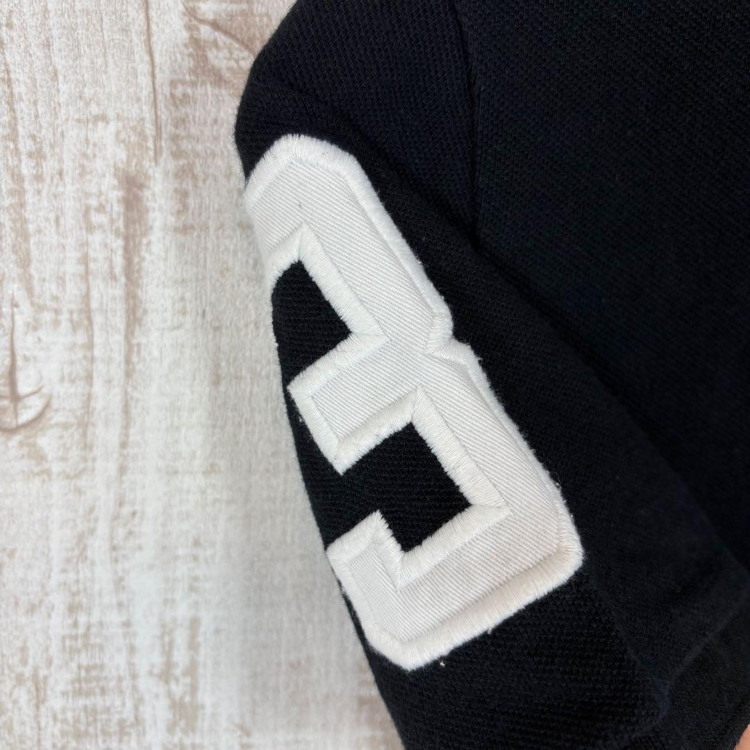 美品 ラルフローレン ビッグポニー ロゴ刺繍 ナンバリング ポロシャツ y2k