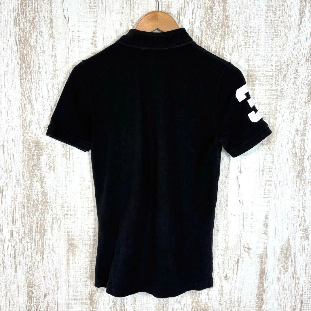 美品 ラルフローレン ビッグポニー ロゴ刺繍 ナンバリング ポロシャツ y2k