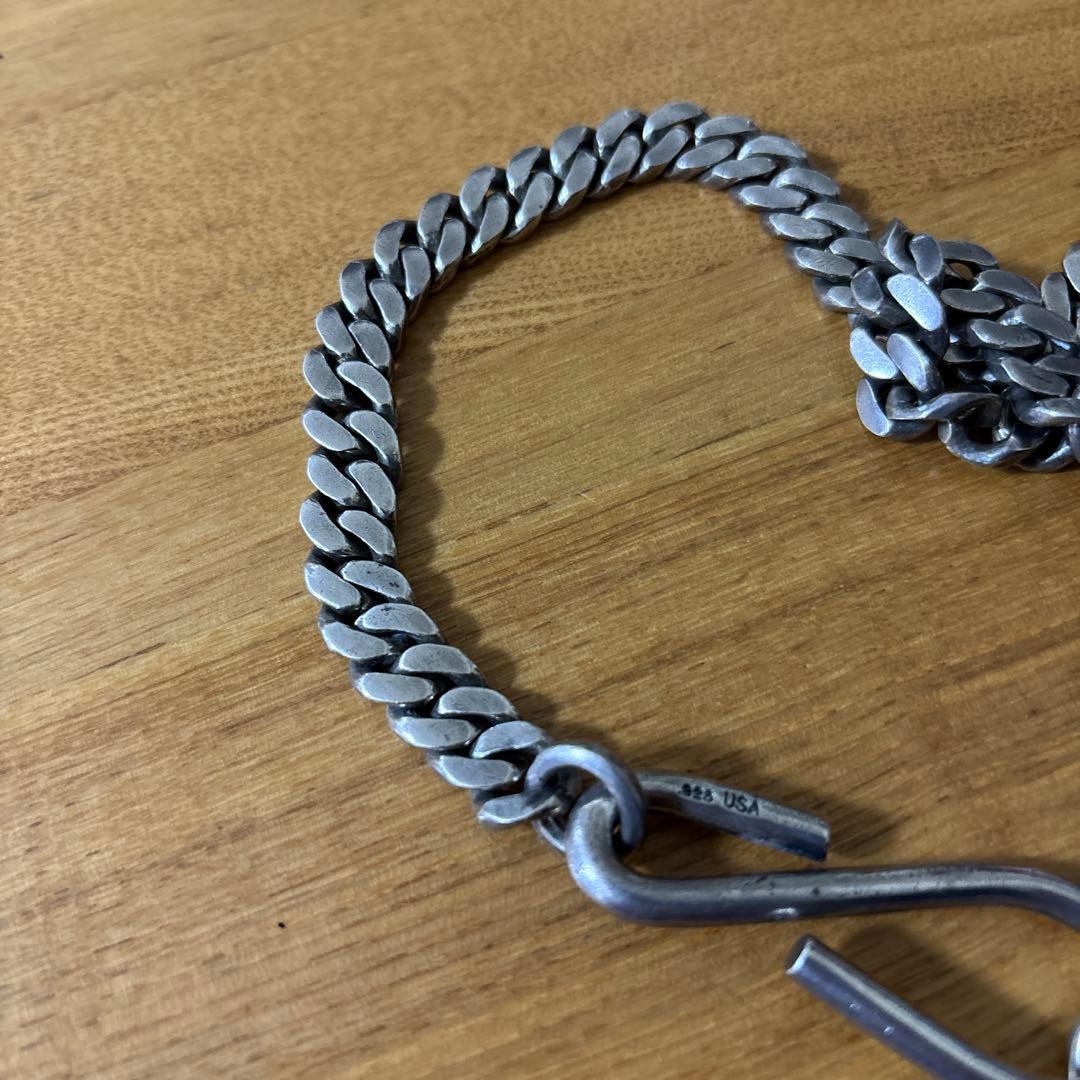 テンダーロイン ブラックレザーウォレットチェーン