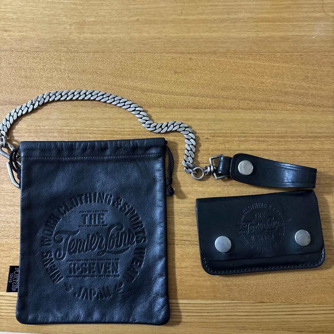 テンダーロイン ブラックレザーウォレットチェーン