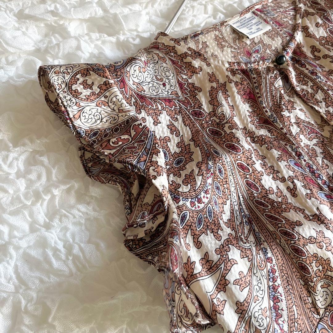 【美品✨】BAUM UND PFERDGARTENシルクワンピース ペイズリー柄