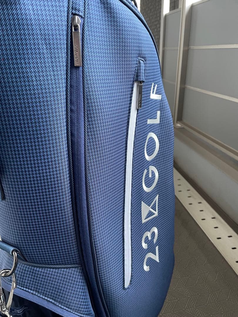 23GOLF スタンド式キャディバッグ ネームプレート（未使用）つき