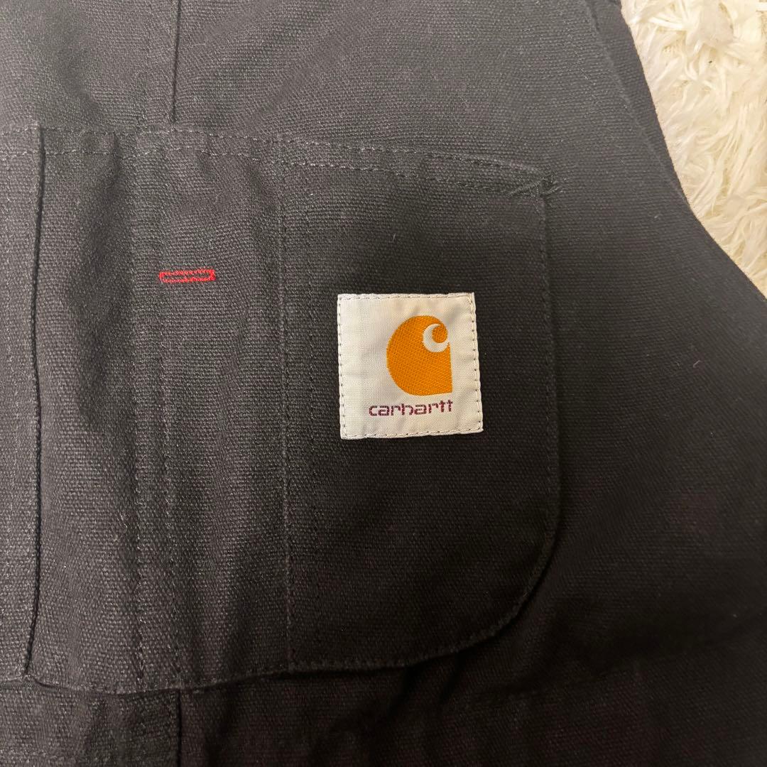 Carhartt カーハート オーバーオール ブラック デニム S