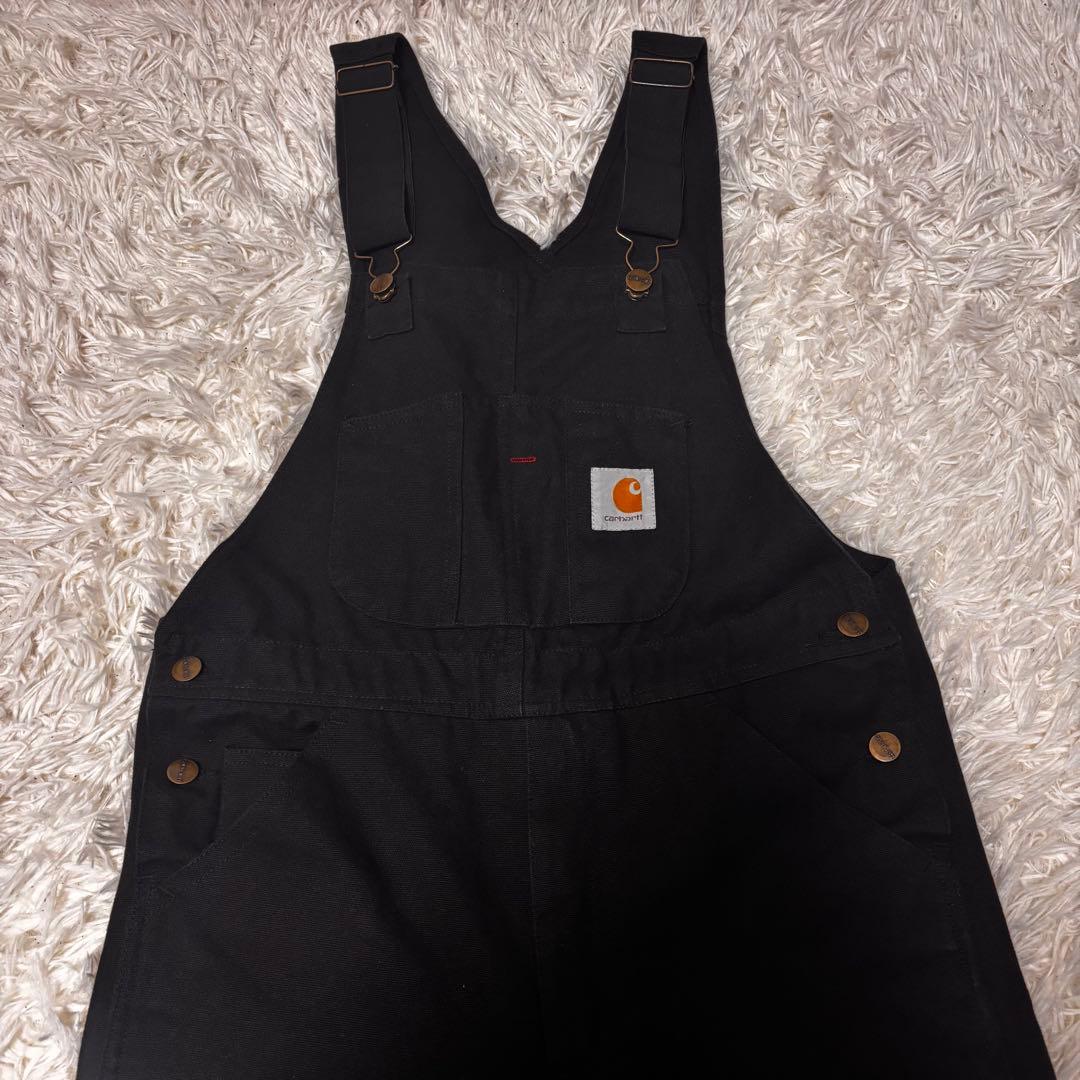 Carhartt カーハート オーバーオール ブラック デニム S