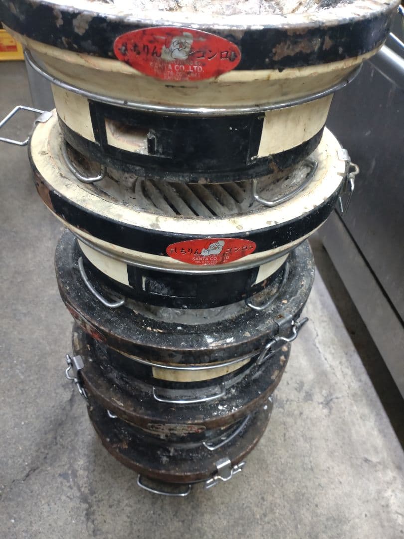 珪藻土七輪　5個セット　焼肉七輪