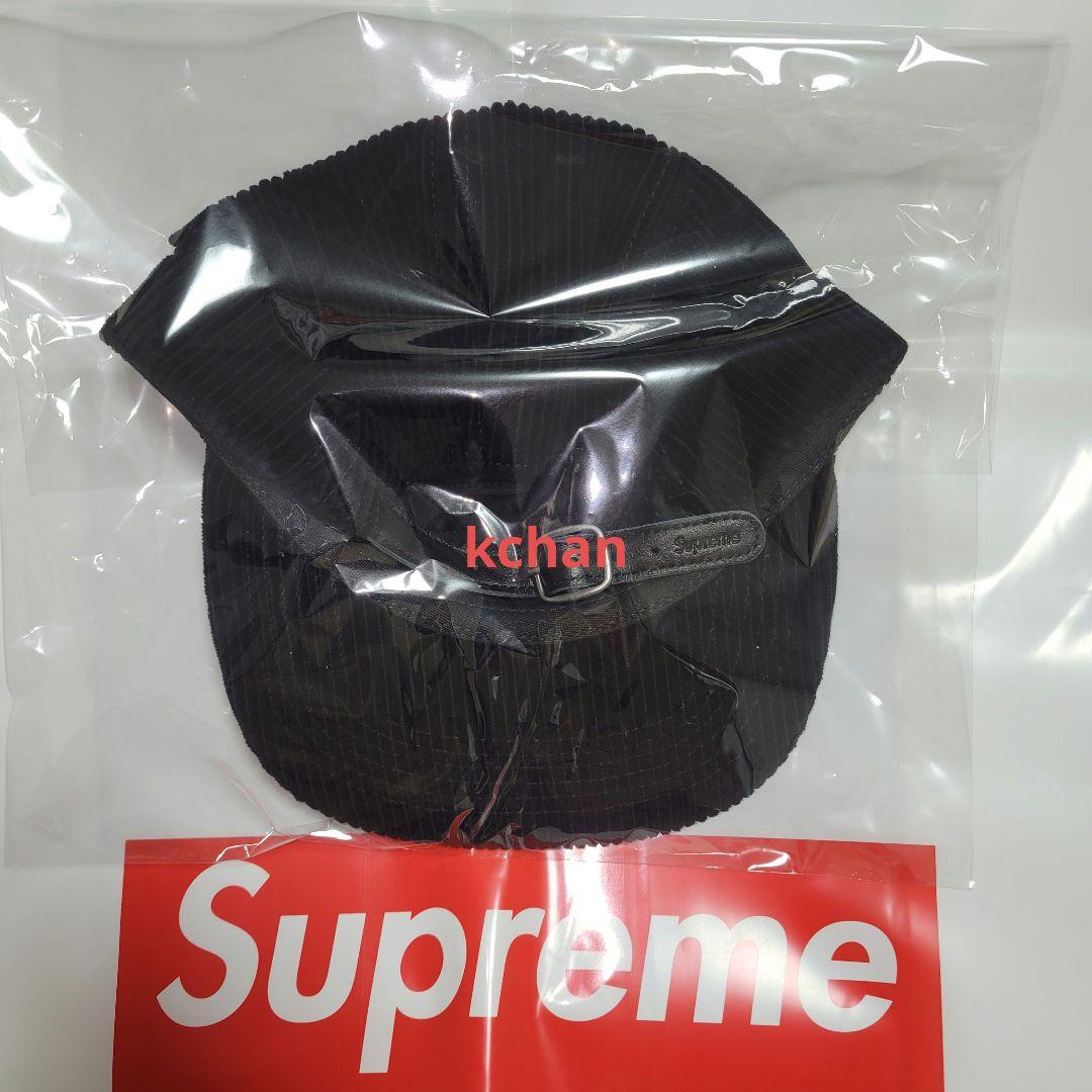 Supreme Corduroy Camp Cap 黒
