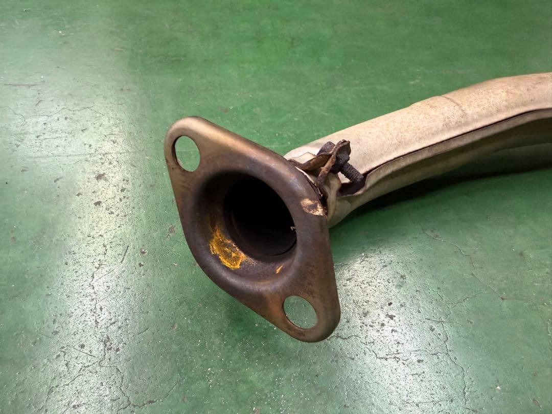 パジェロミニ　フロントパイプ　触媒