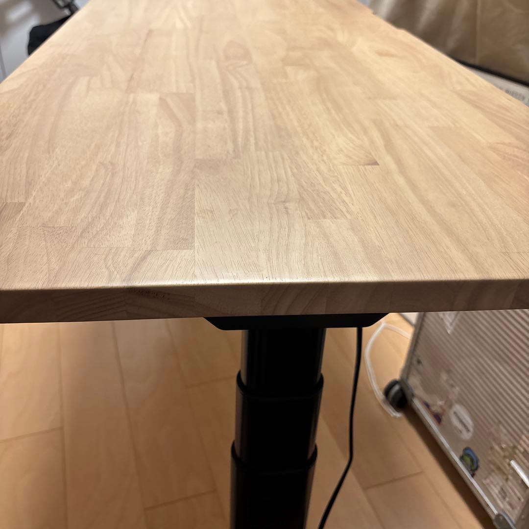 Flexispot E8電動昇降デスク +特注ラバーウッド天板