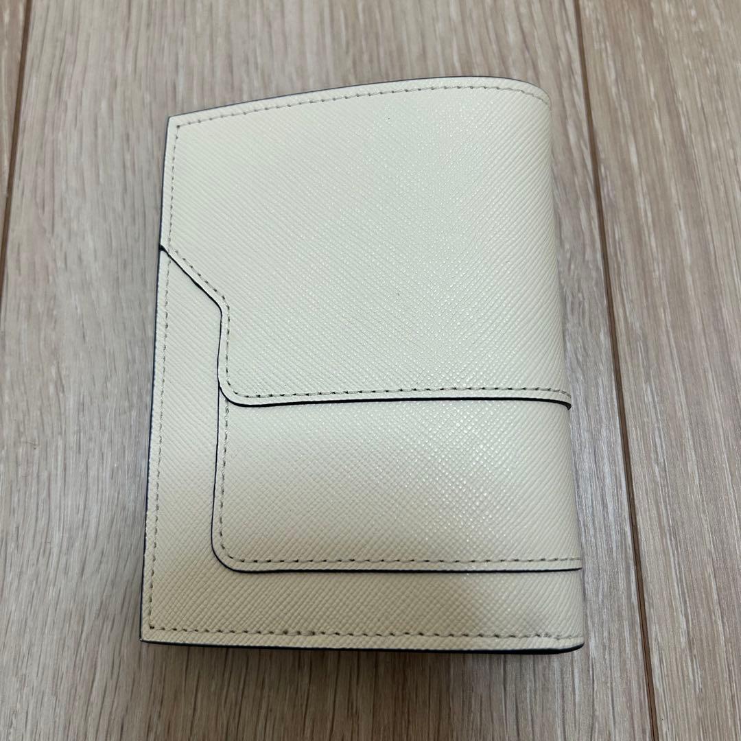 新品未使用 MARNI マルニ 二つ折り 財布 アイボリー 白