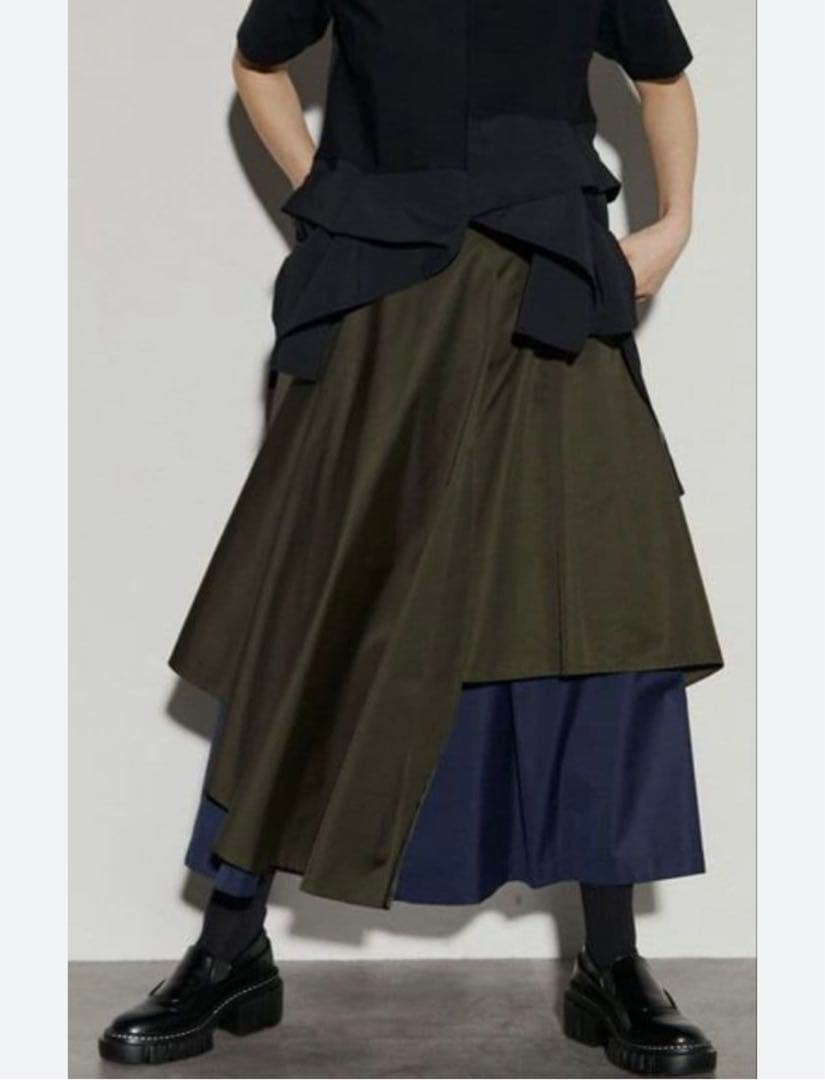 UND. ASYMME LAYERED PT / アシメレイヤードパンツ　38