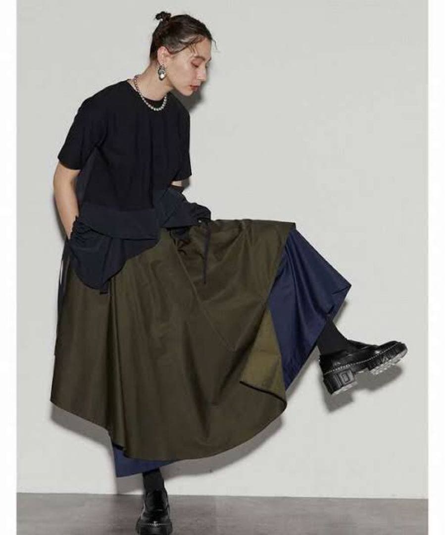 UND. ASYMME LAYERED PT / アシメレイヤードパンツ　38