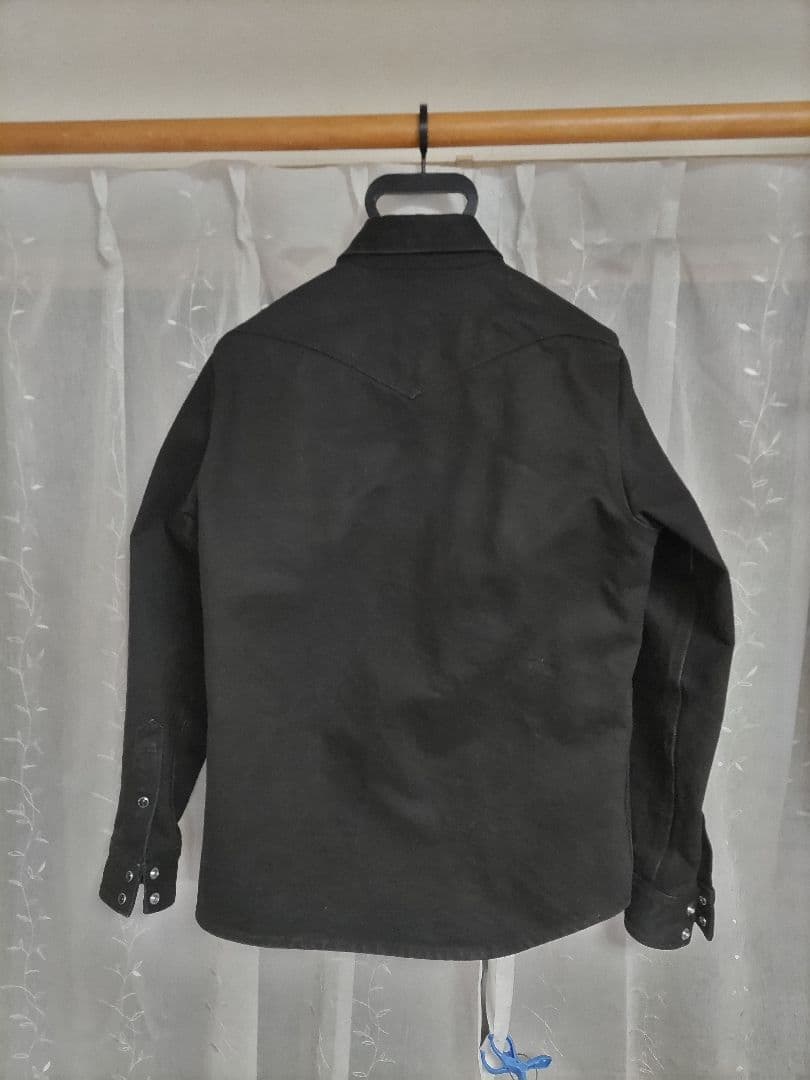 アイアンハート　黒鎧　ウェスタンシャツ　М