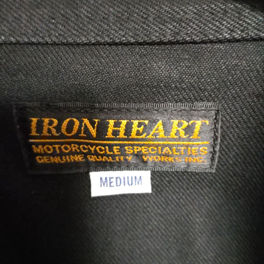 アイアンハート　黒鎧　ウェスタンシャツ　М