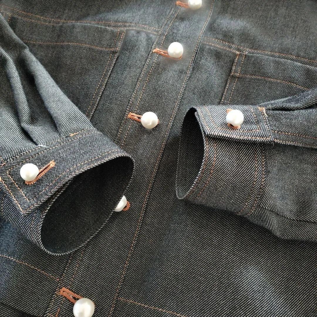 ツルバイマリコオイカワ　tsuru ウール　デニムジャケット