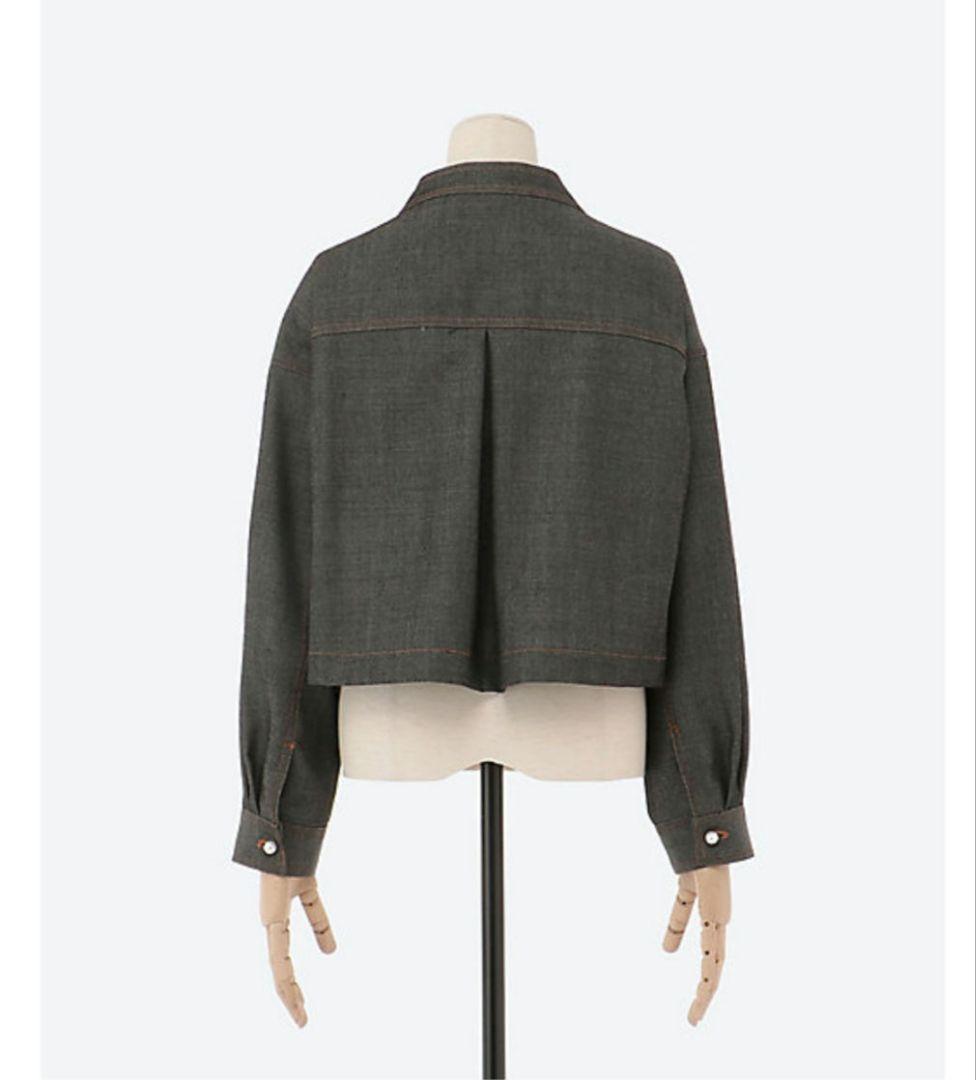 ツルバイマリコオイカワ　tsuru ウール　デニムジャケット