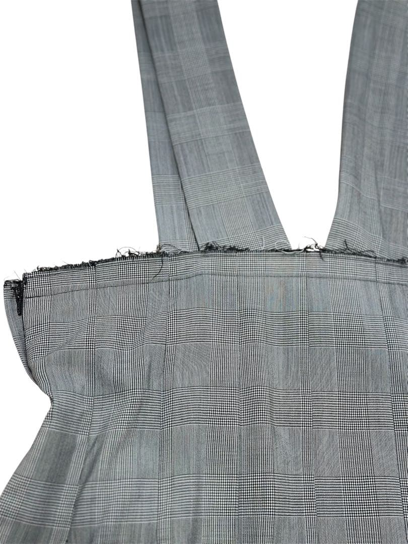 【COMMEdesGARCONS】コムコム グレンチェック柄ジャンスカ