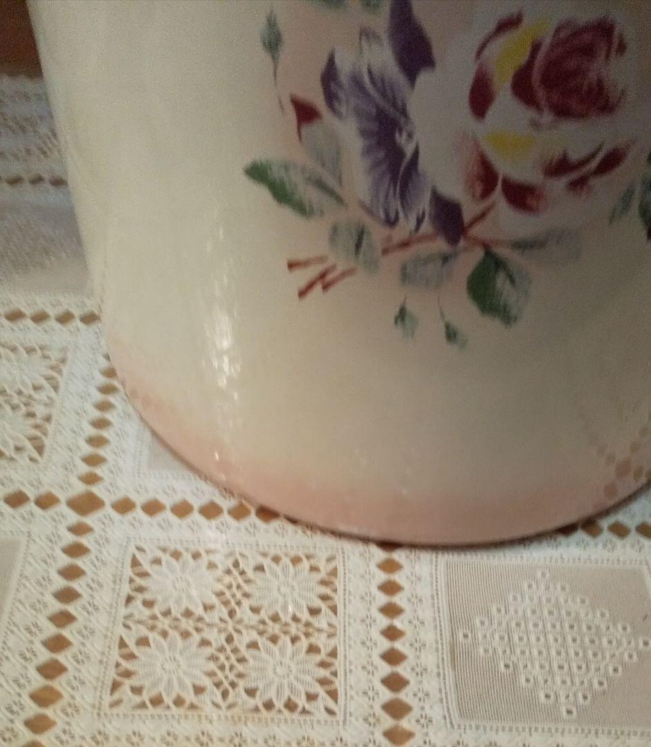 ⭐️値下げ⭐️イマン imane プリンセスローズ ピンク ホーローバケツ