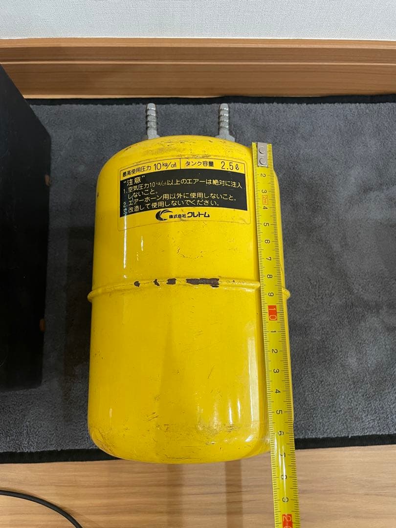 スミヨシ エアコンプレッサー 12v セット