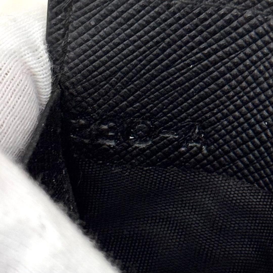 美品✨RFID内蔵 PRADA プラダ サフィアーノ マネークリップ 財布