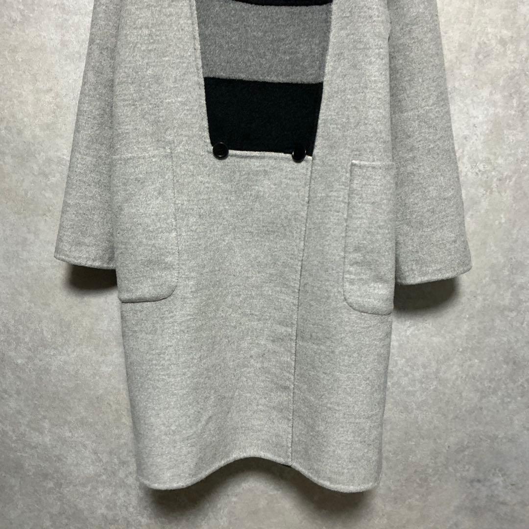 マックスマーラ最高級ライン◆美品◆プレシャス掲載フーデッドダブルフェイスコート