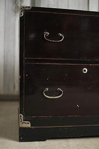 古いチェスト　引き出し4杯　タンス　収納　古家具　古民家　時代家具