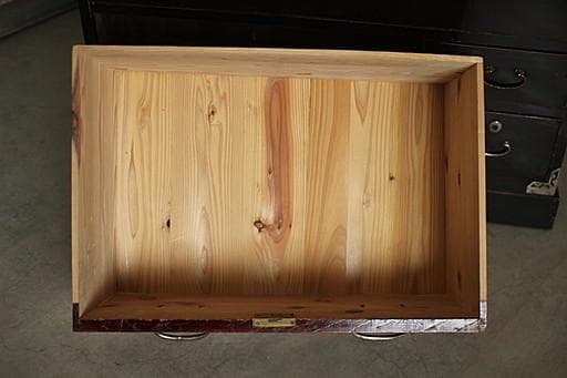 古いチェスト　引き出し4杯　タンス　収納　古家具　古民家　時代家具