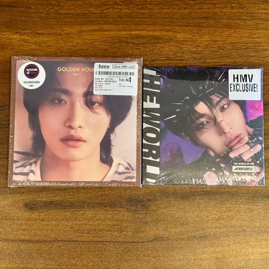 K-POP・アジア ateez golden hour outlaw EU digipack