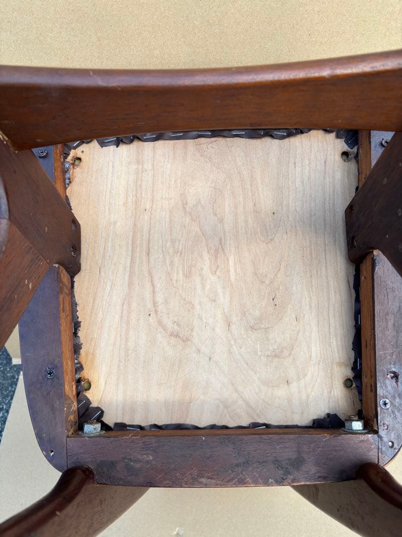 オールドマルニ デルタチェア ヴィンテージ　椅子　希少　木製