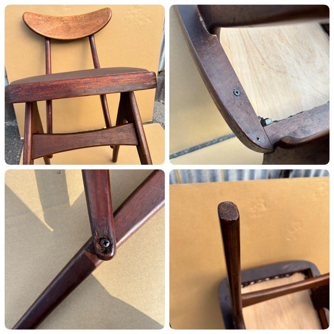 オールドマルニ デルタチェア ヴィンテージ　椅子　希少　木製