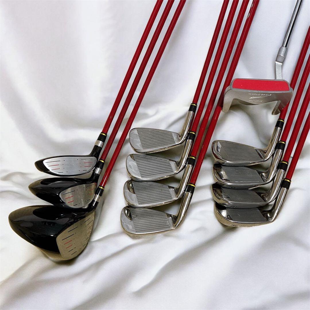 ワールドイーグル メンズゴルフクラブ フルセット キャディバッグ付　WE-510