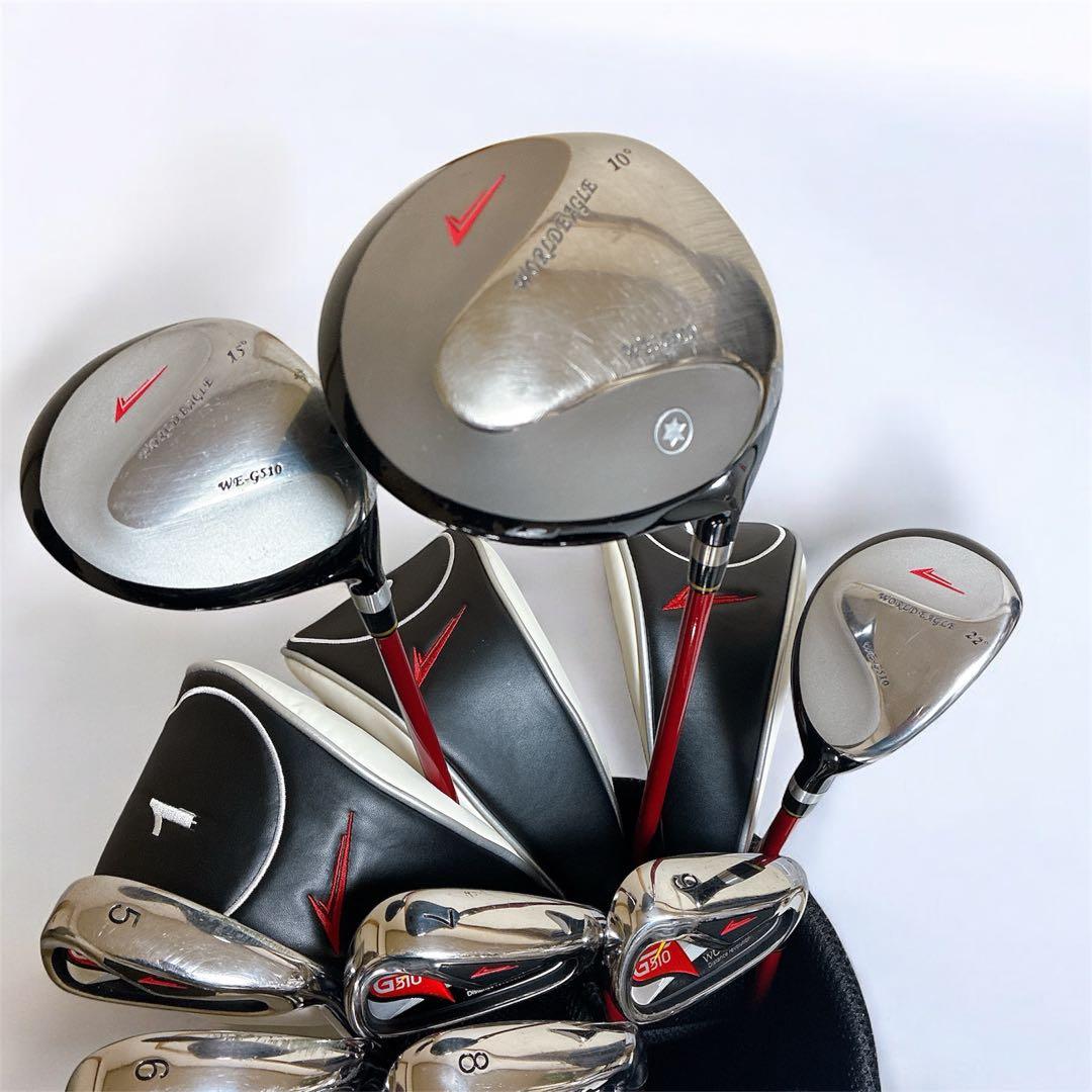 ワールドイーグル メンズゴルフクラブ フルセット キャディバッグ付　WE-510
