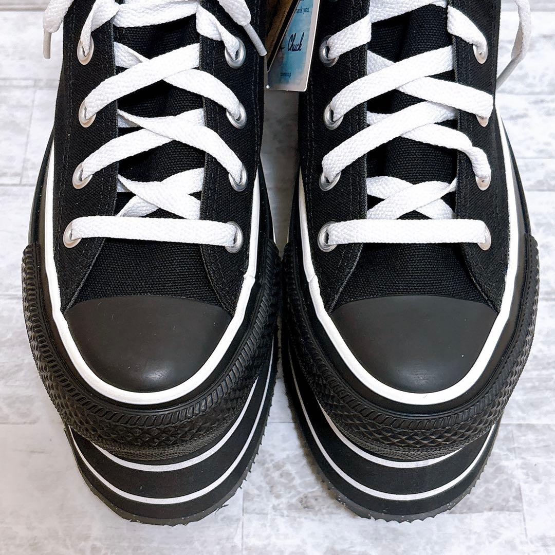 新品✨PAMEO POSE ×コンバース 厚底スニーカー オールスター 24cm