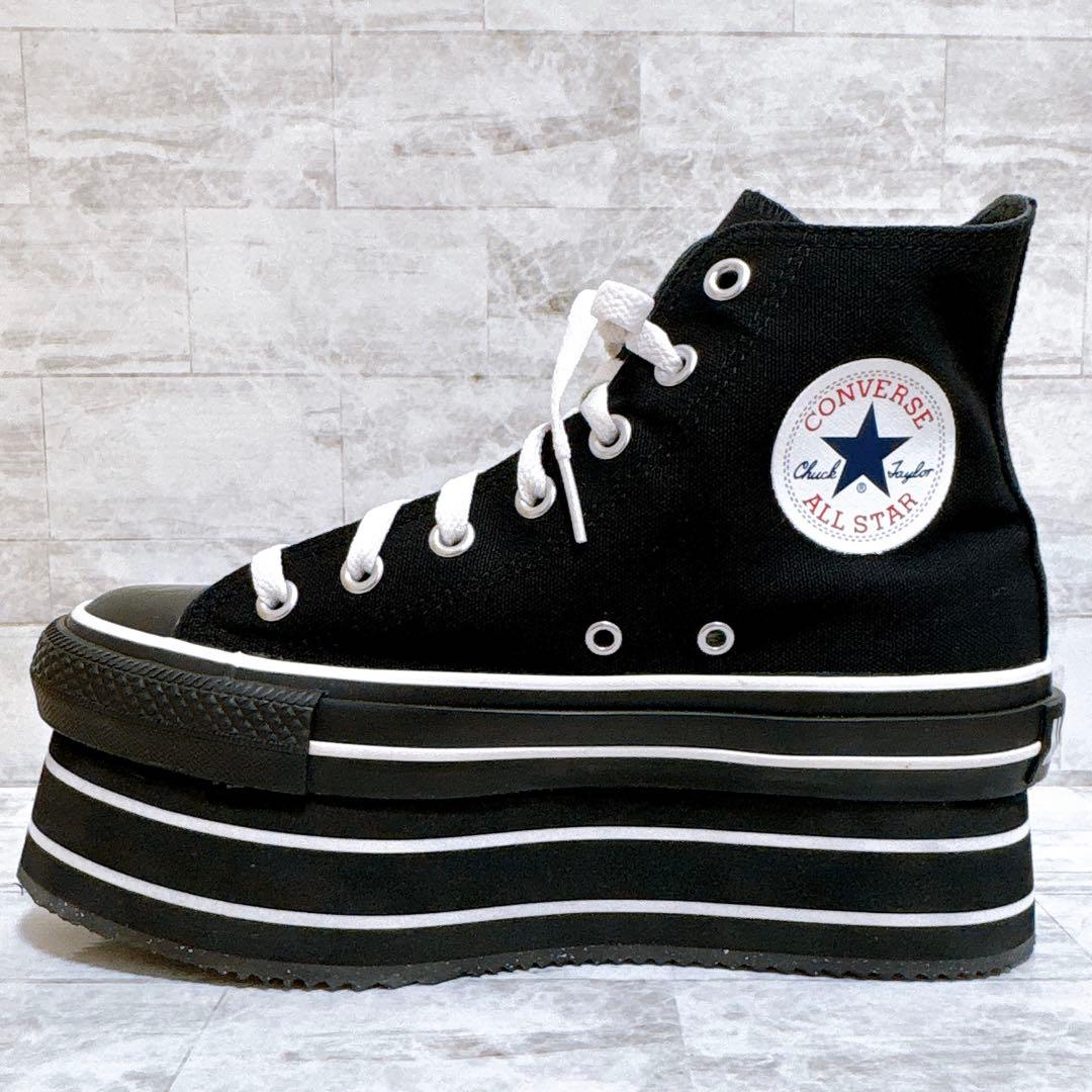 新品✨PAMEO POSE ×コンバース 厚底スニーカー オールスター 24cm