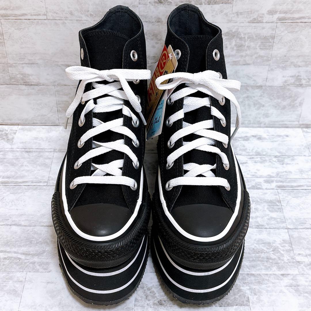 新品✨PAMEO POSE ×コンバース 厚底スニーカー オールスター 24cm