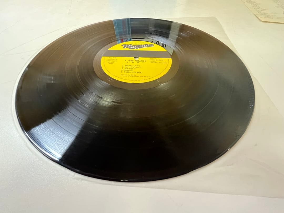 G767 廃盤 大滝詠一 ア・ロング・バケイション 帯付きLPレコード1981年