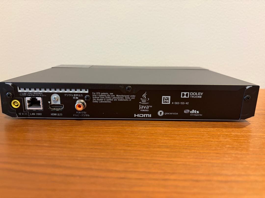 SONY　ブルーレイプレーヤー　BDP-S6700