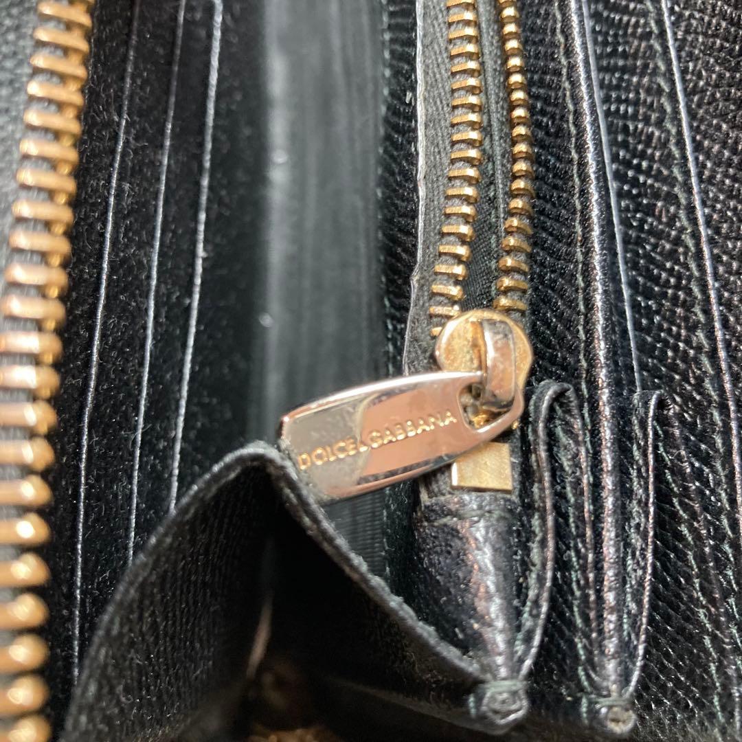 ドルチェ&ガッバーナ　長財布　ラウンドファスナー　ヒョウ柄