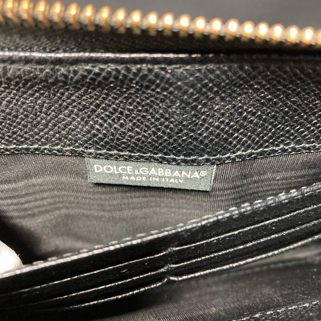 ドルチェ&ガッバーナ　長財布　ラウンドファスナー　ヒョウ柄