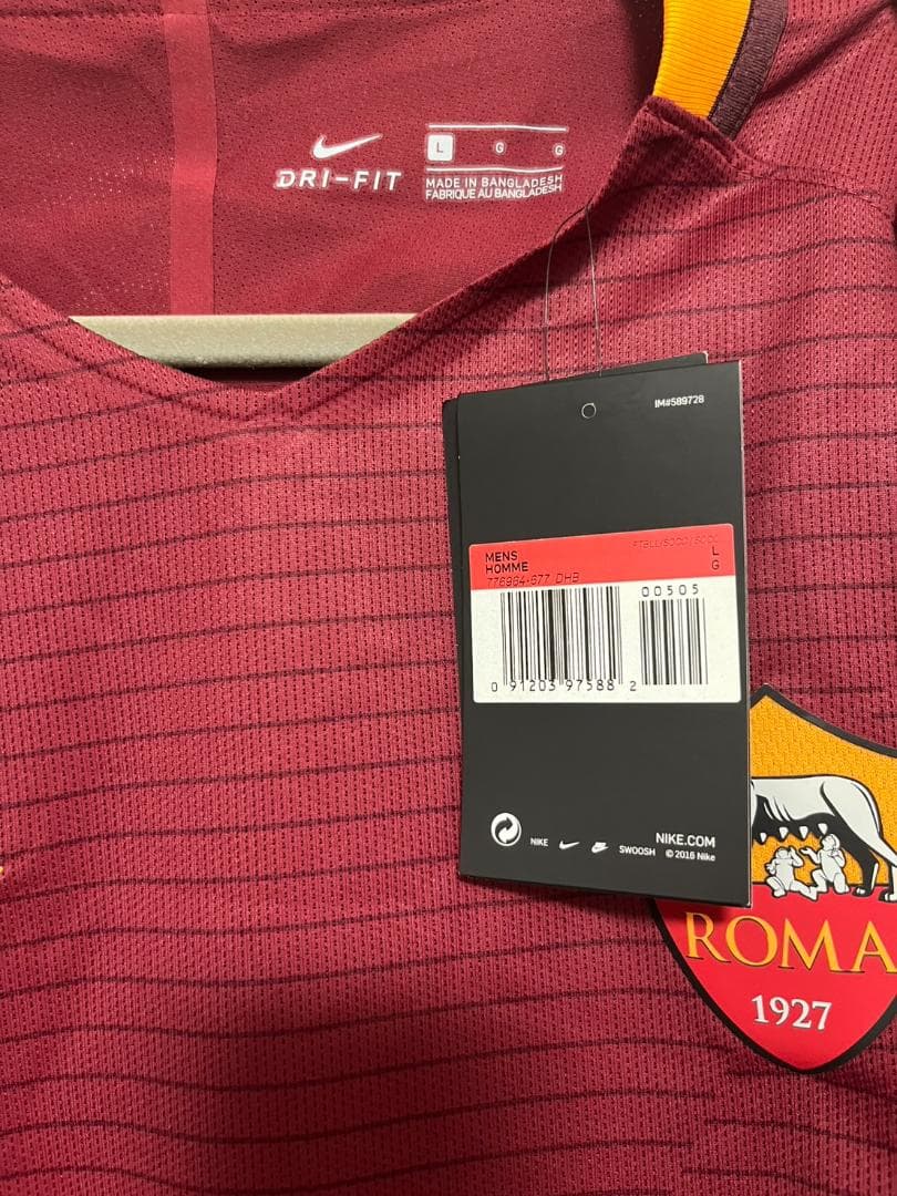 ASローマ De Rossi 16/17 L Nike  デ・ロッシ