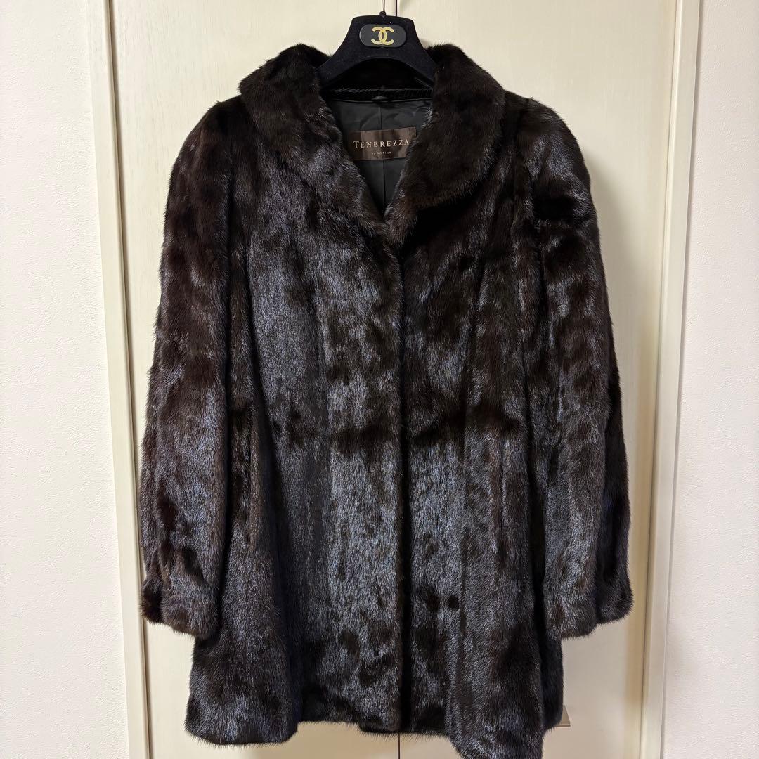 理恵 　　　　　　BLACKGLAMA ブラックグラマ　ミンクコート