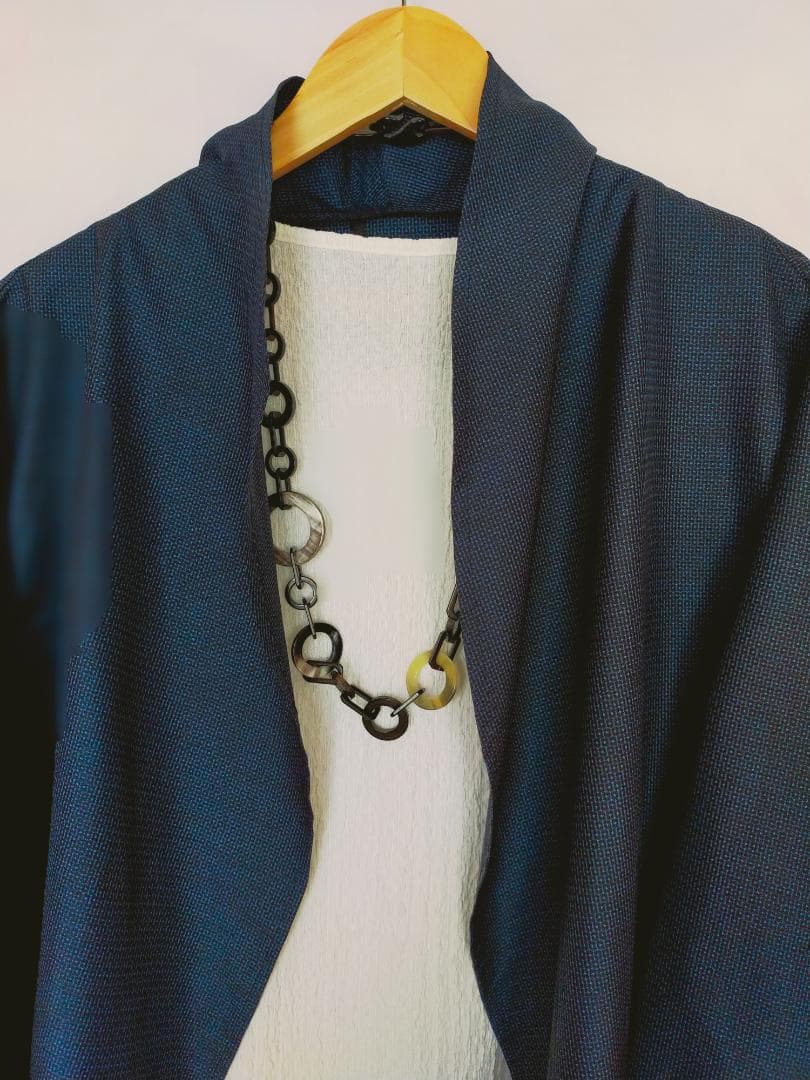 ロングカーディガンコート＊着物リメイク