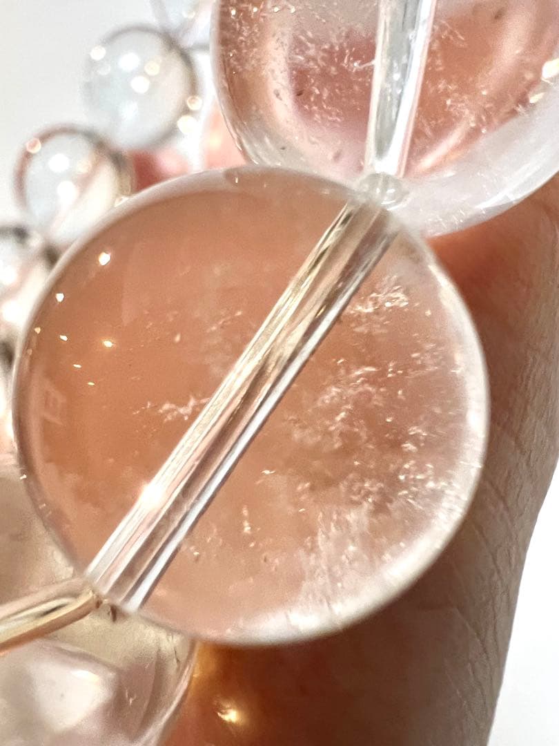 R様美✨超希少✨AAAAAマニハール水晶ブレスレット✨精霊の花冠✨レムリアン天使