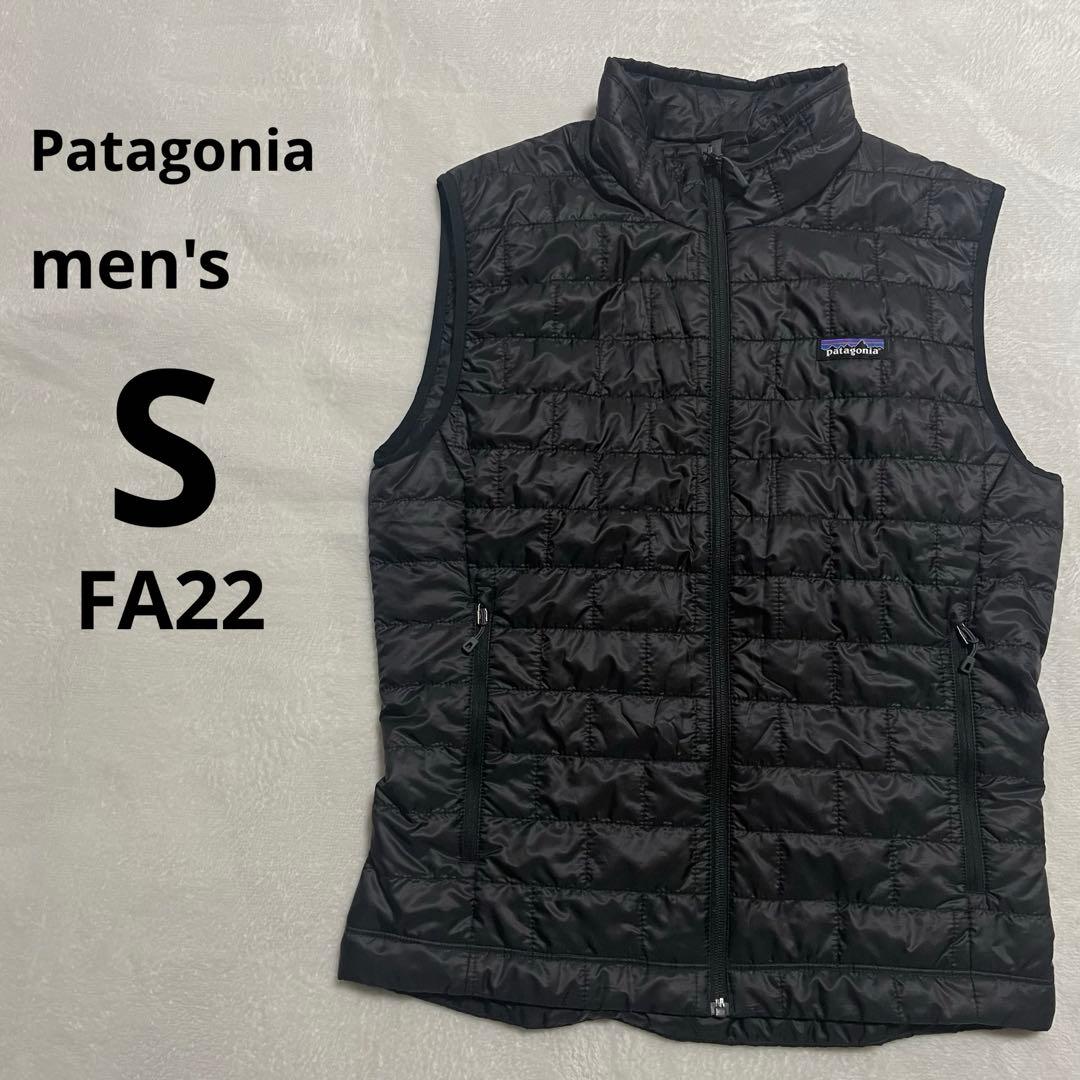 美品⭐︎Patagonia men's Sナノパフ・ベスト　プリマロフトFA22