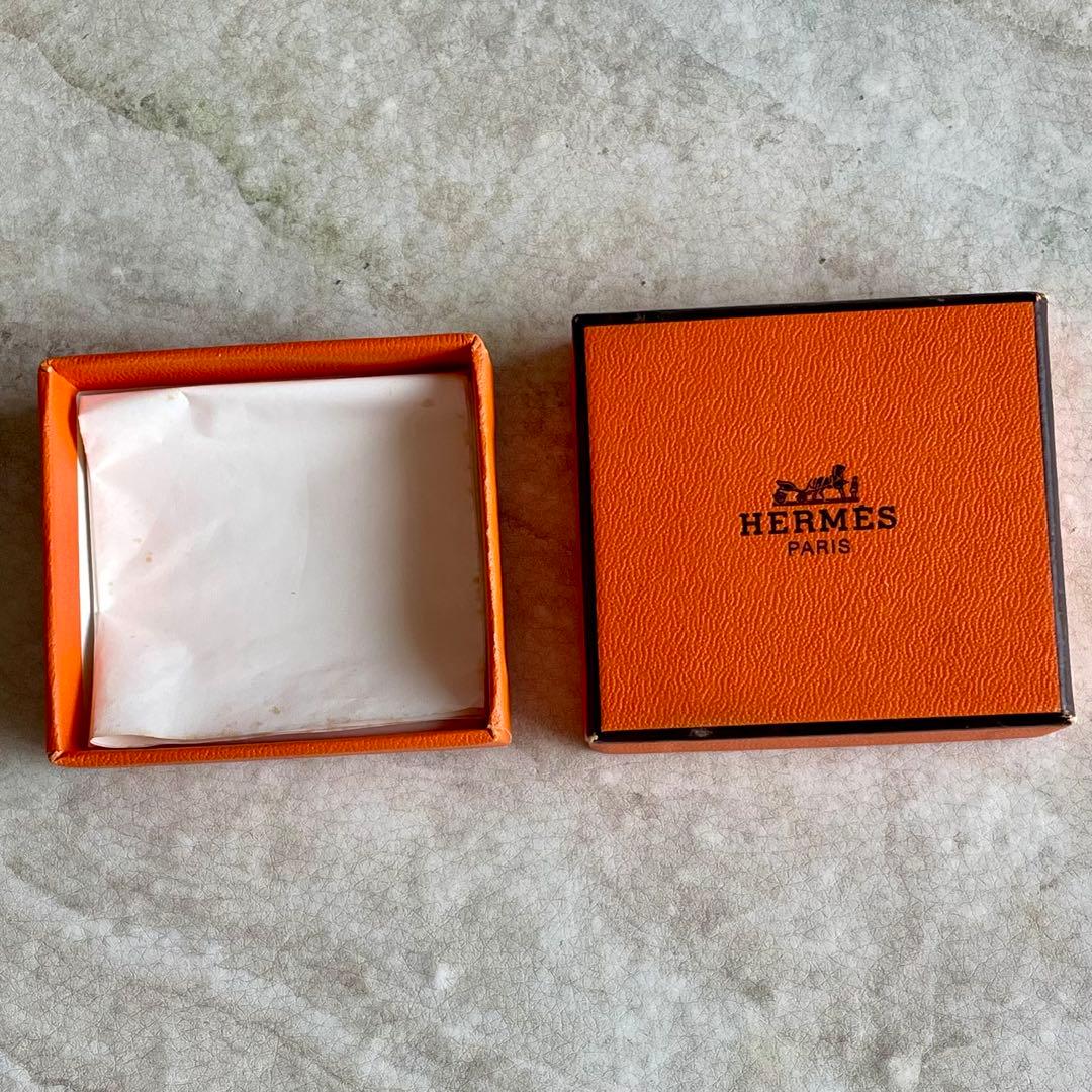 HERMES エルメス　スカーフリング　ジャンボ　ゴールド