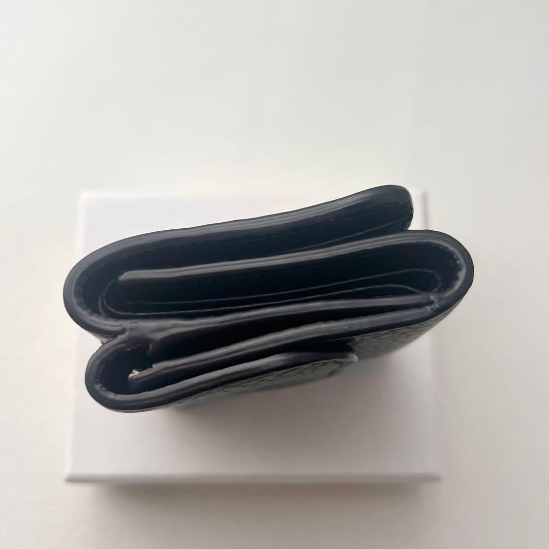 【美品】Chloé アルファベット ミニ財布 ブラック 箱付　0128-③