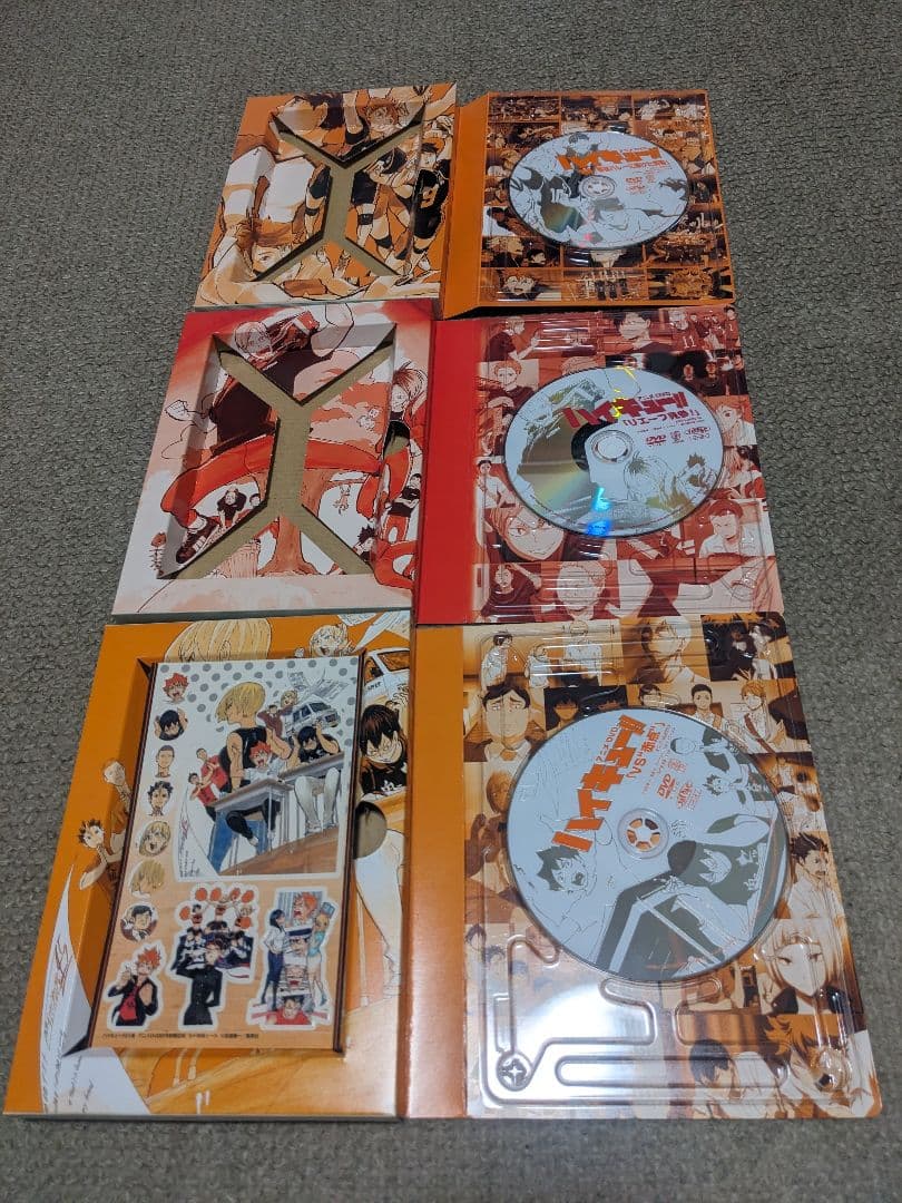 DVD ハイキュー!! 　1st ファーストシーズン　vol.1～9　 全9巻