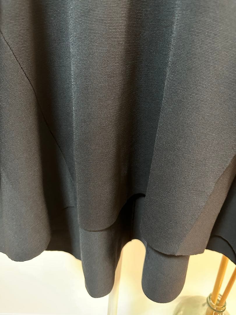 LE PHIL新品⭐️襟付きフレアニットチュニックニットポロシャツラガーシャツ