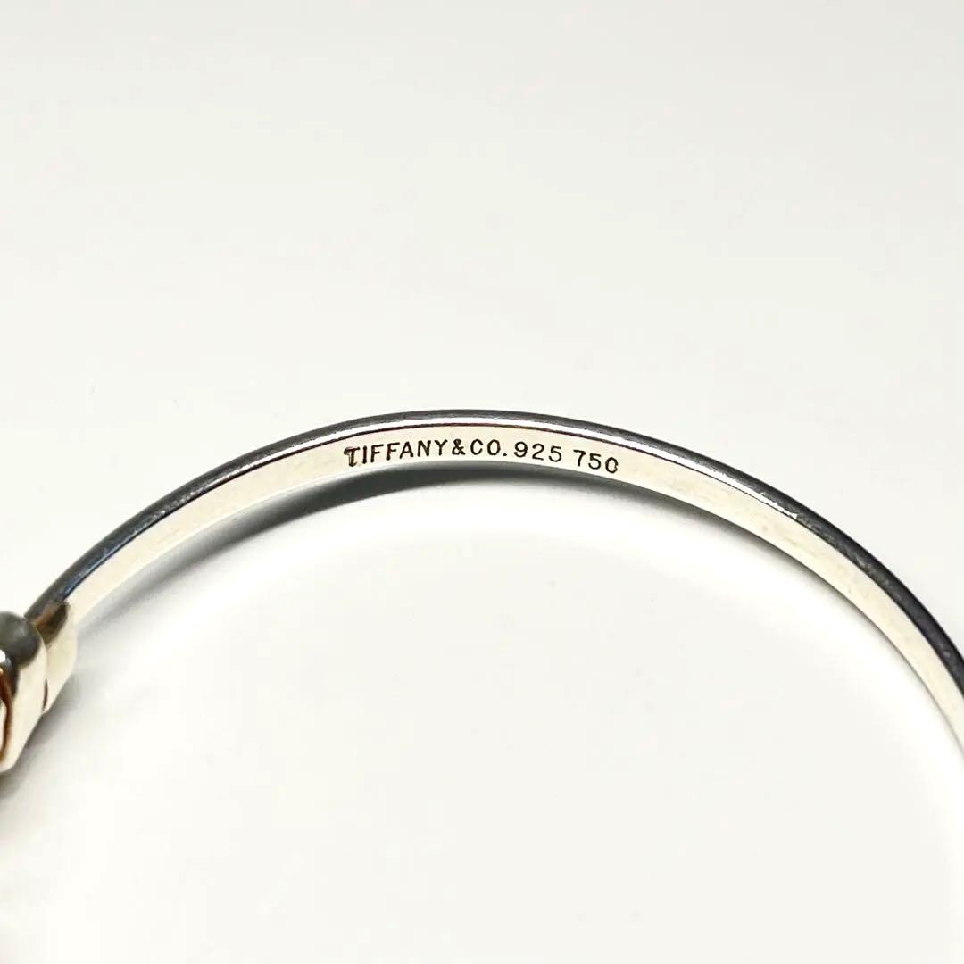 ✨美品✨ Tiffany & Co. 18K ラブノットフック&アイ バングル.