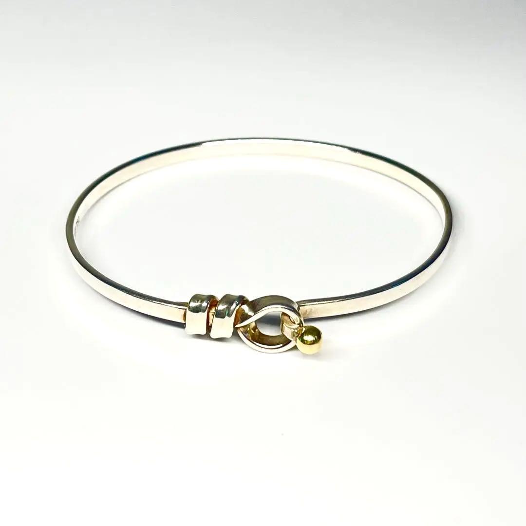✨美品✨ Tiffany & Co. 18K ラブノットフック&アイ バングル.