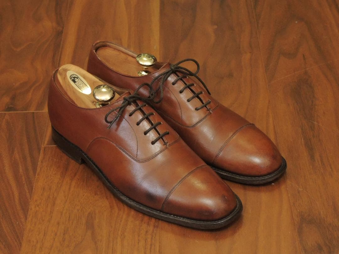 美品　18万円　チャーチ　超定番ストレートチップ　コンサル　UK7.5　JP26